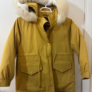 XIONGDAWANG Women’s Mustard Coat